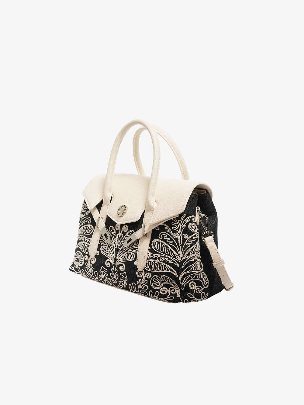SECRET PON PON Borsa A Spalla YALIS CORNELY MEDIUM Donna Denim