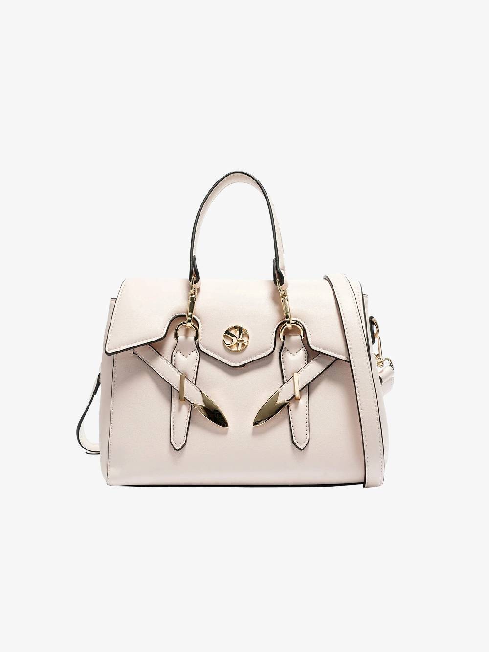 SECRET PON PON Borsa a spalla YALIS MEDIUM donna panna