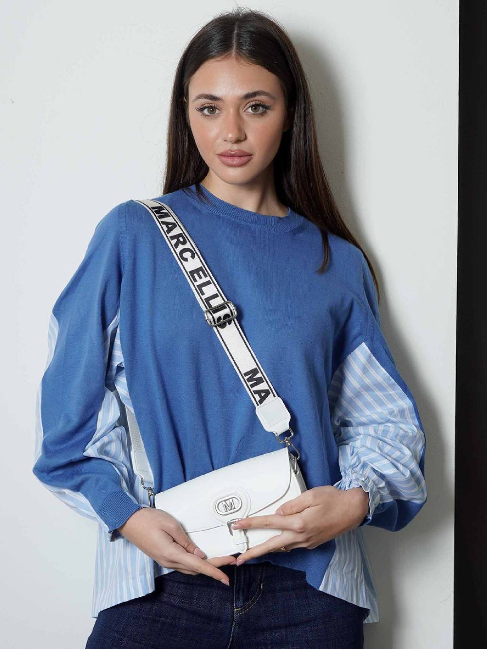 MARC ELLIS Borse A Mano FLAT KISHA S Donna In Pvc Bianco