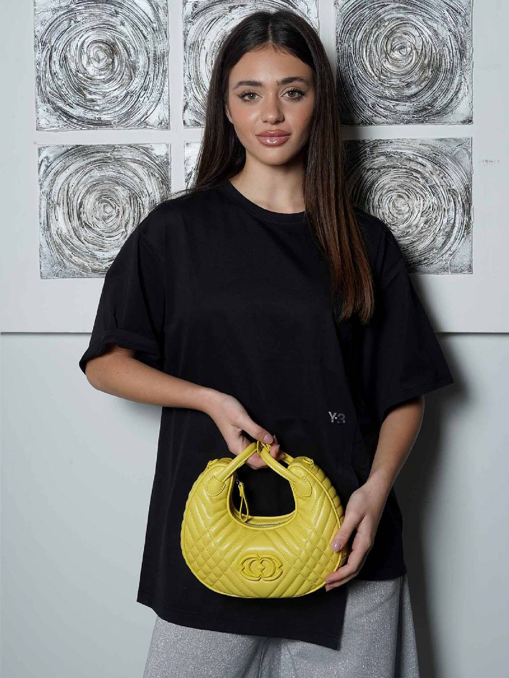 LA CARRIE Borse A Mano GRATE MED. NOEMI Donna In Pelle Giallo