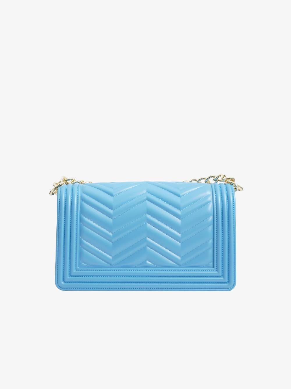 MARC ELLIS Borse A Spalla FLAT M MANHATTAN Donna In Pvc Blu