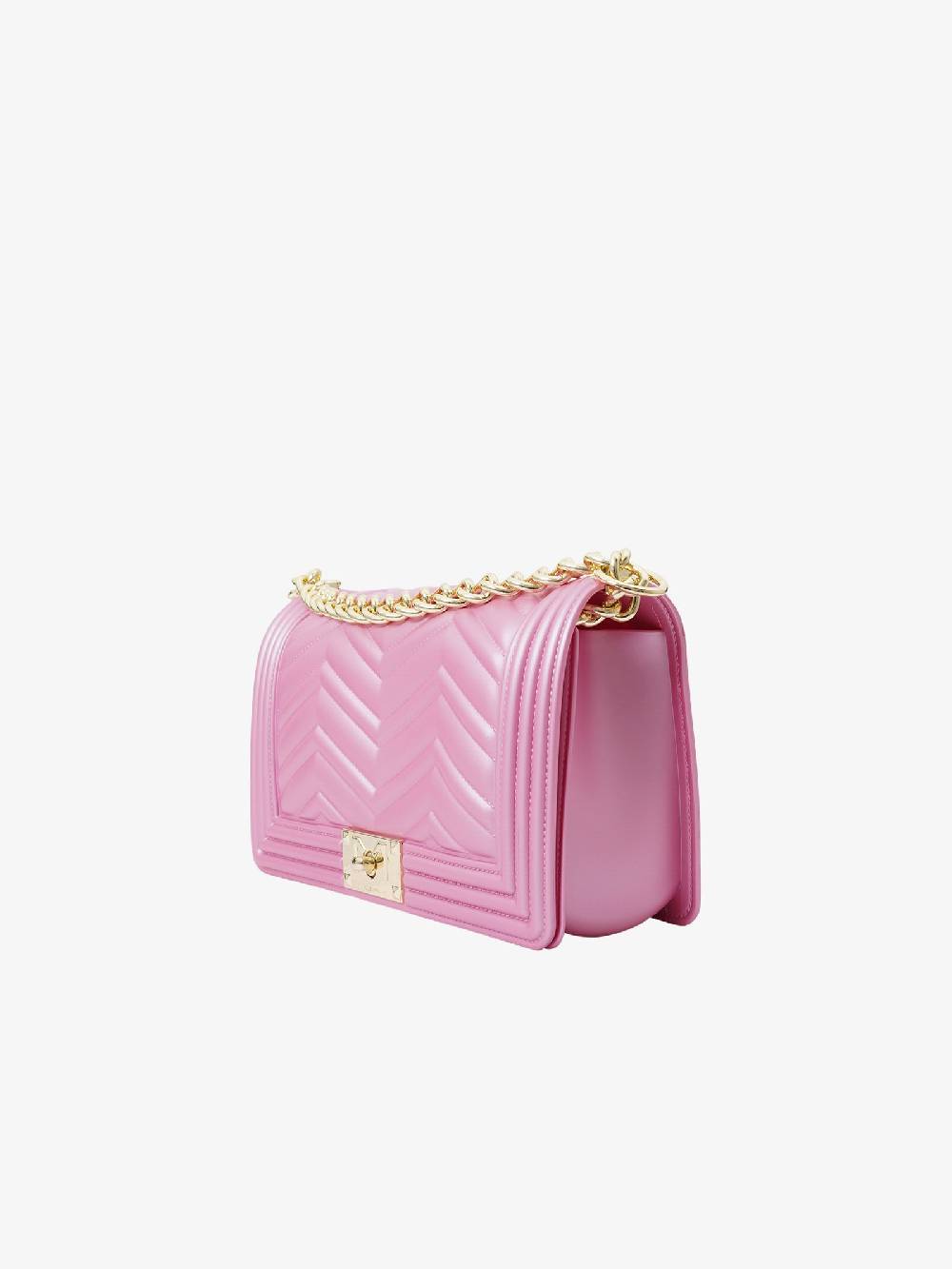 MARC ELLIS Borse A Spalla FLAT M MANHATTAN Donna In Pvc Rosa