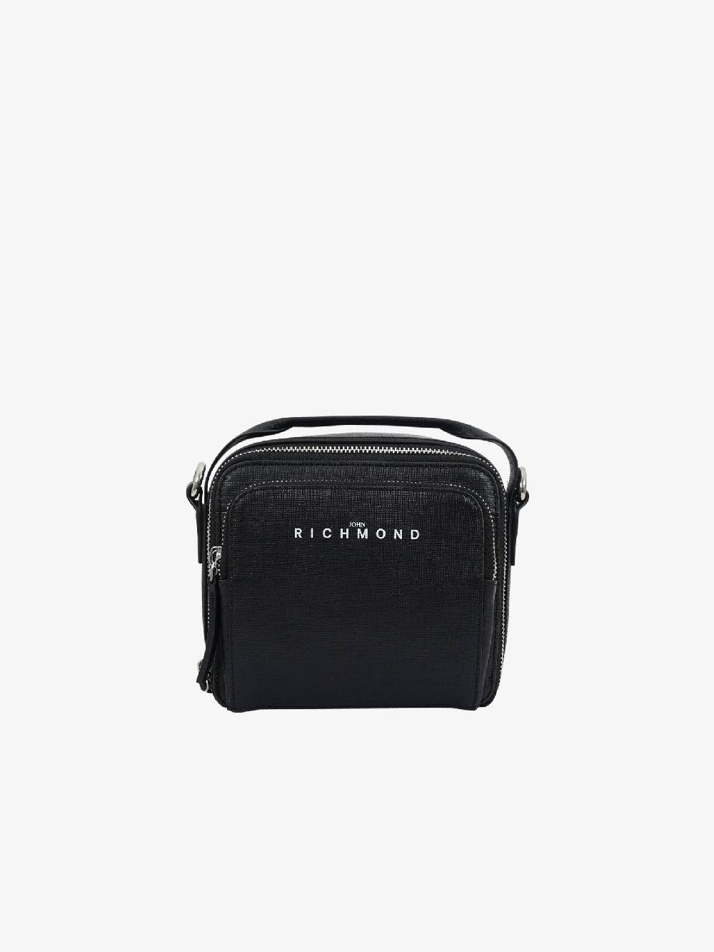 JOHN RICHMOND Borsello JR-B124 JR-B124 uomo pelle nero