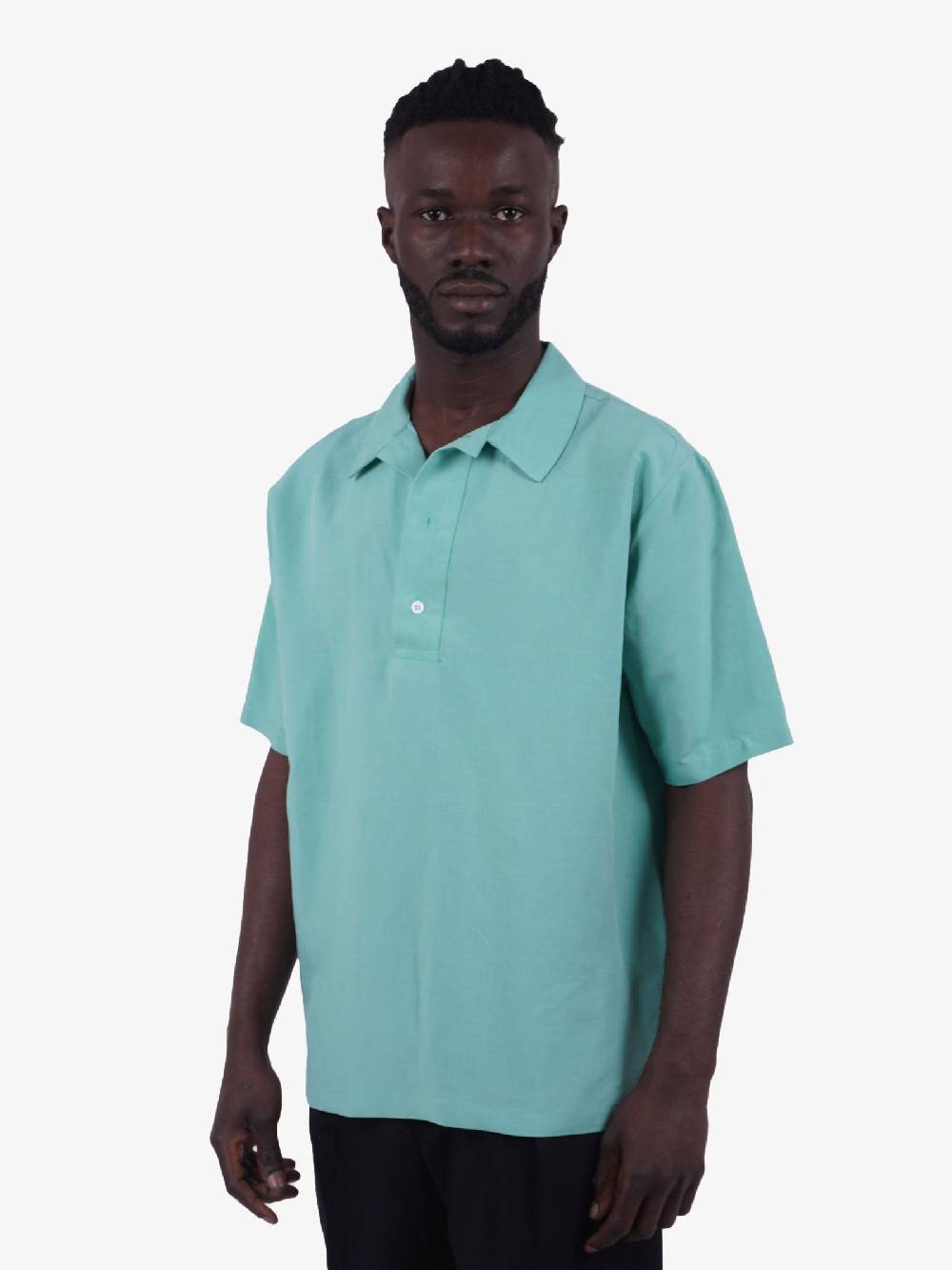 C93 Camicia Uomo Verde