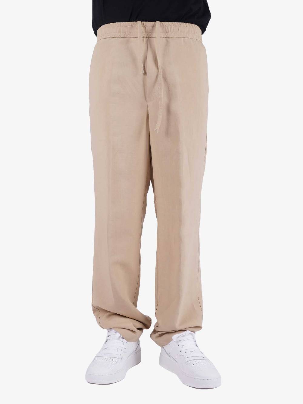 C93 Pantalone loose fit uomo beige