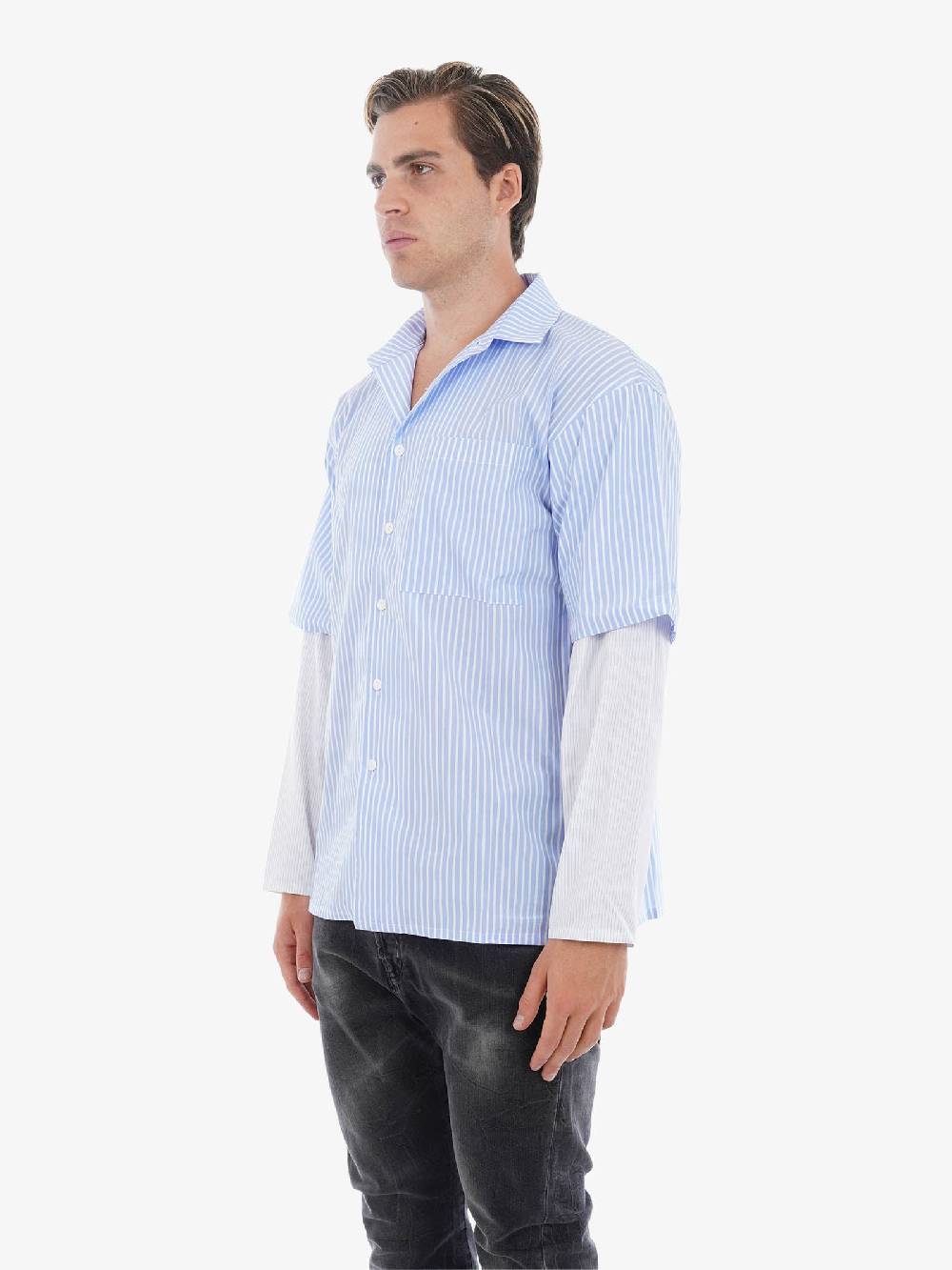SILTED Camicia Ben Uomo In Puro Cotone A Righe Double