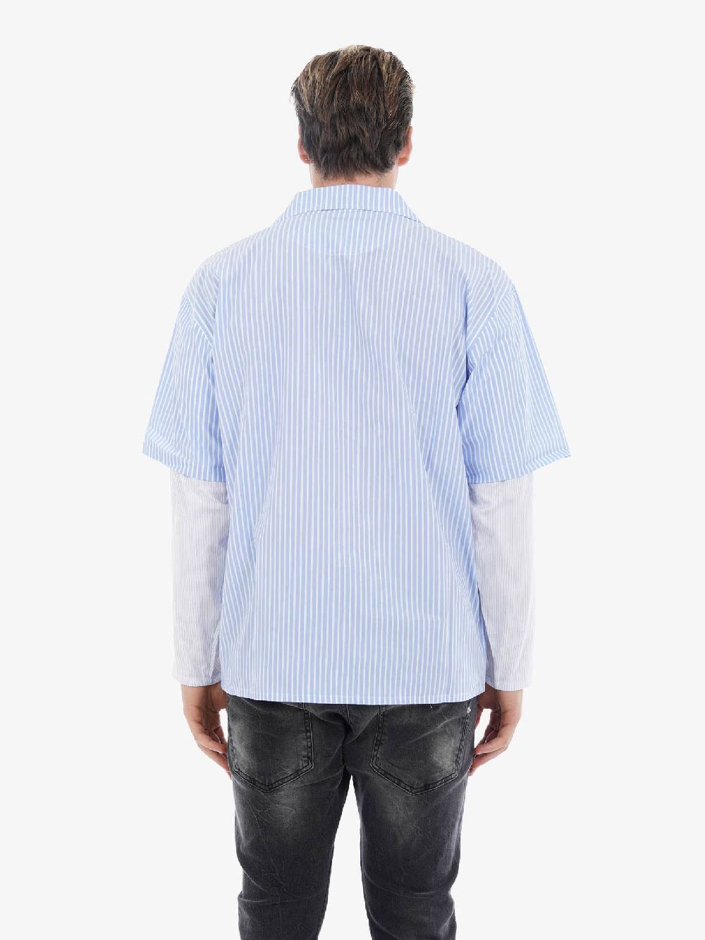 SILTED Camicia Ben Uomo In Puro Cotone A Righe Double
