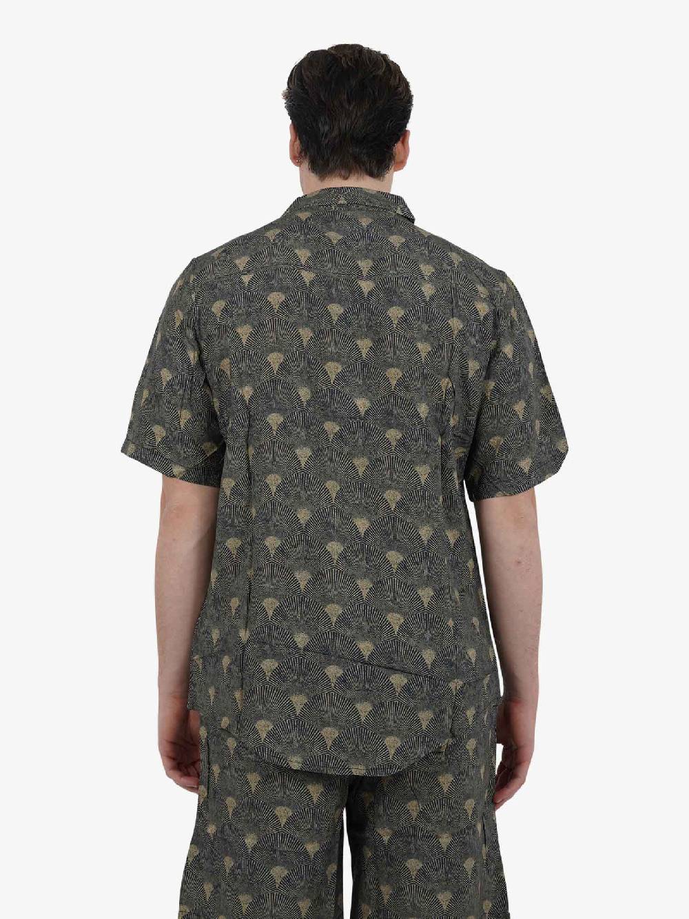 TOOCO Camicia Bowling A Maniche Corte BWL MUSY Uomo Beige