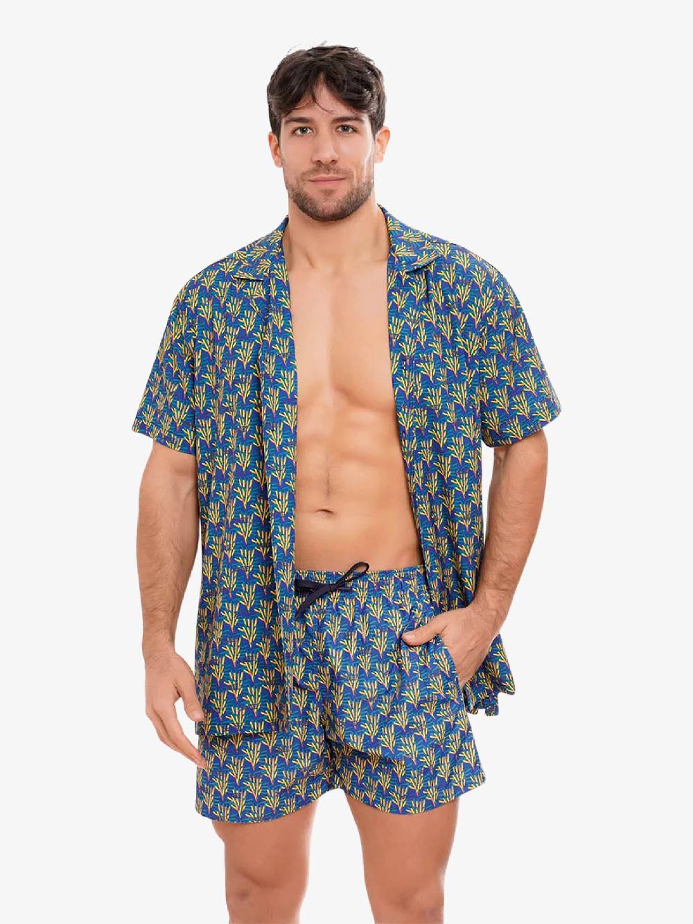 MOVE BEACHWEAR Camicia Bowling Con Stampa CAMICIA PRINT 24 Uomo Multicolor