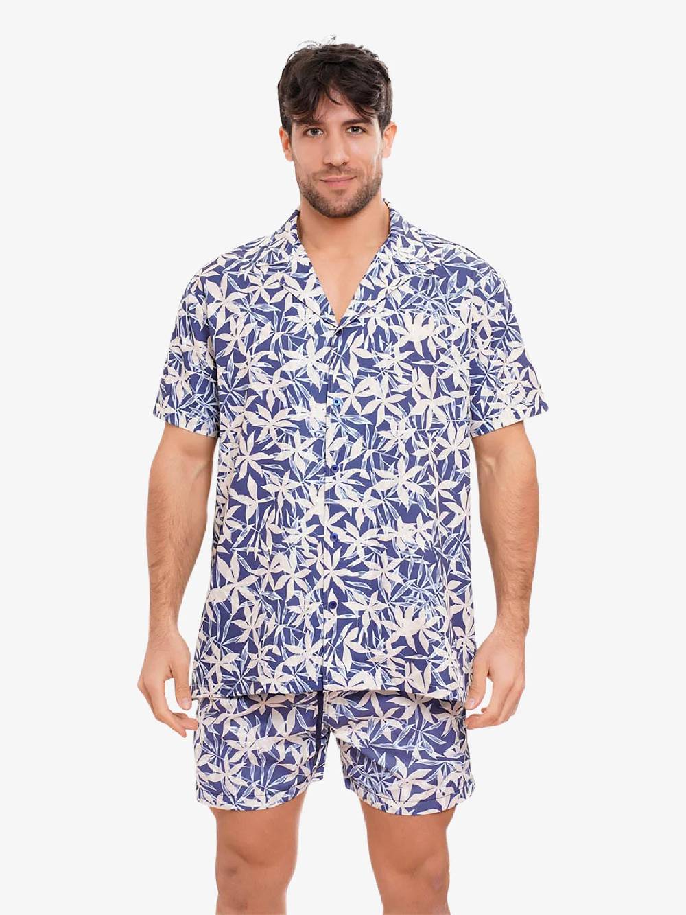 MOVE BEACHWEAR Camicia Bowling Con Stampa PRINT 24 Uomo Multicolor