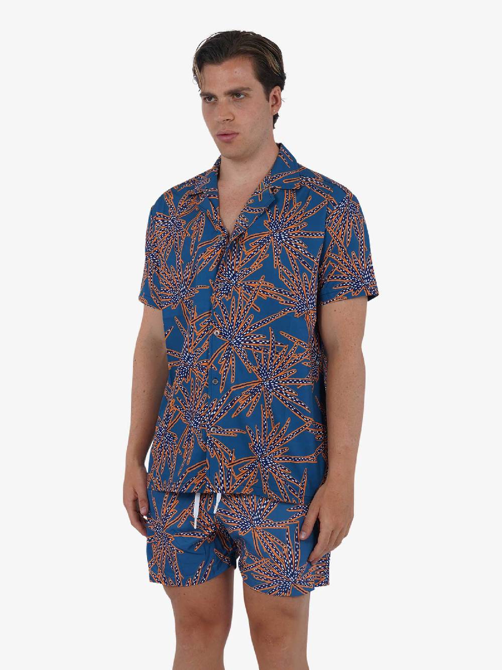 MOVE BEACHWEAR Camicia Bowling Con Stampa PRINT 24 Uomo Multicolor