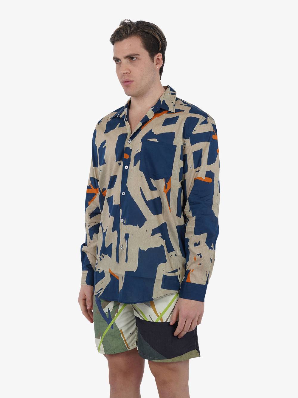 DANILO PAURA Camicia BRUCE 11DP60040000400 Uomo Cotone Blu