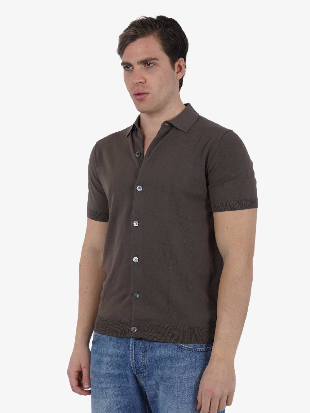 DIKTAT Camicia CAMICIA M/M DK67009 Uomo Cotone Marrone