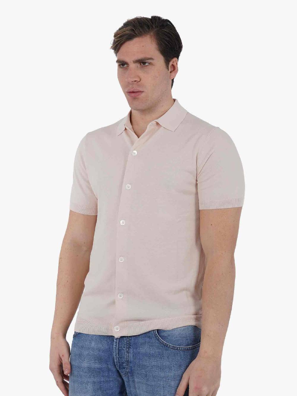 DIKTAT Camicia CAMICIA M/M DK67009 Uomo Cotone Rosa