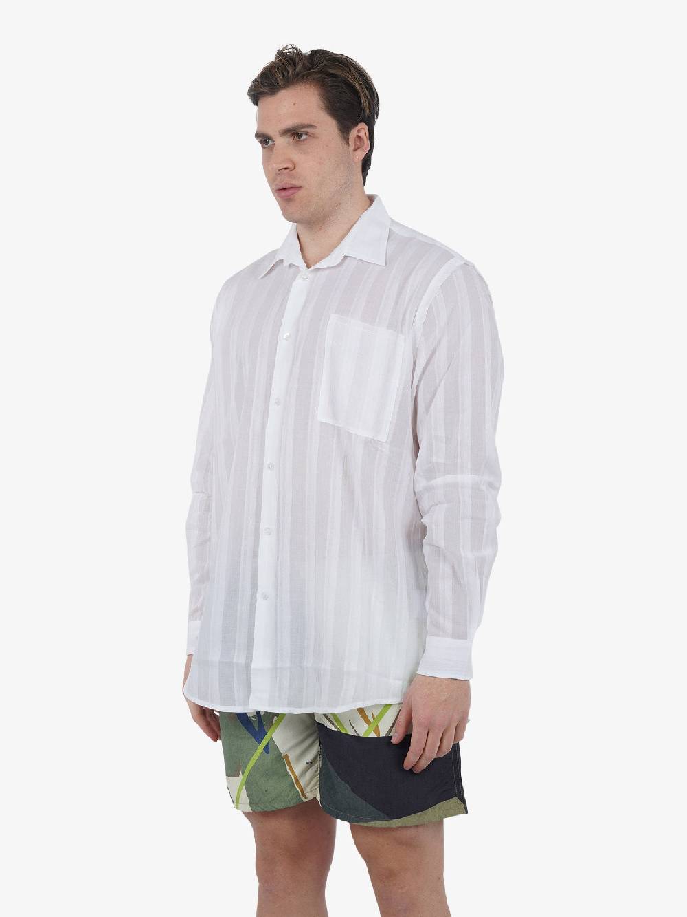 DANILO PAURA Camicia ERZIN 11DP60050000100 Uomo Cotone Bianco