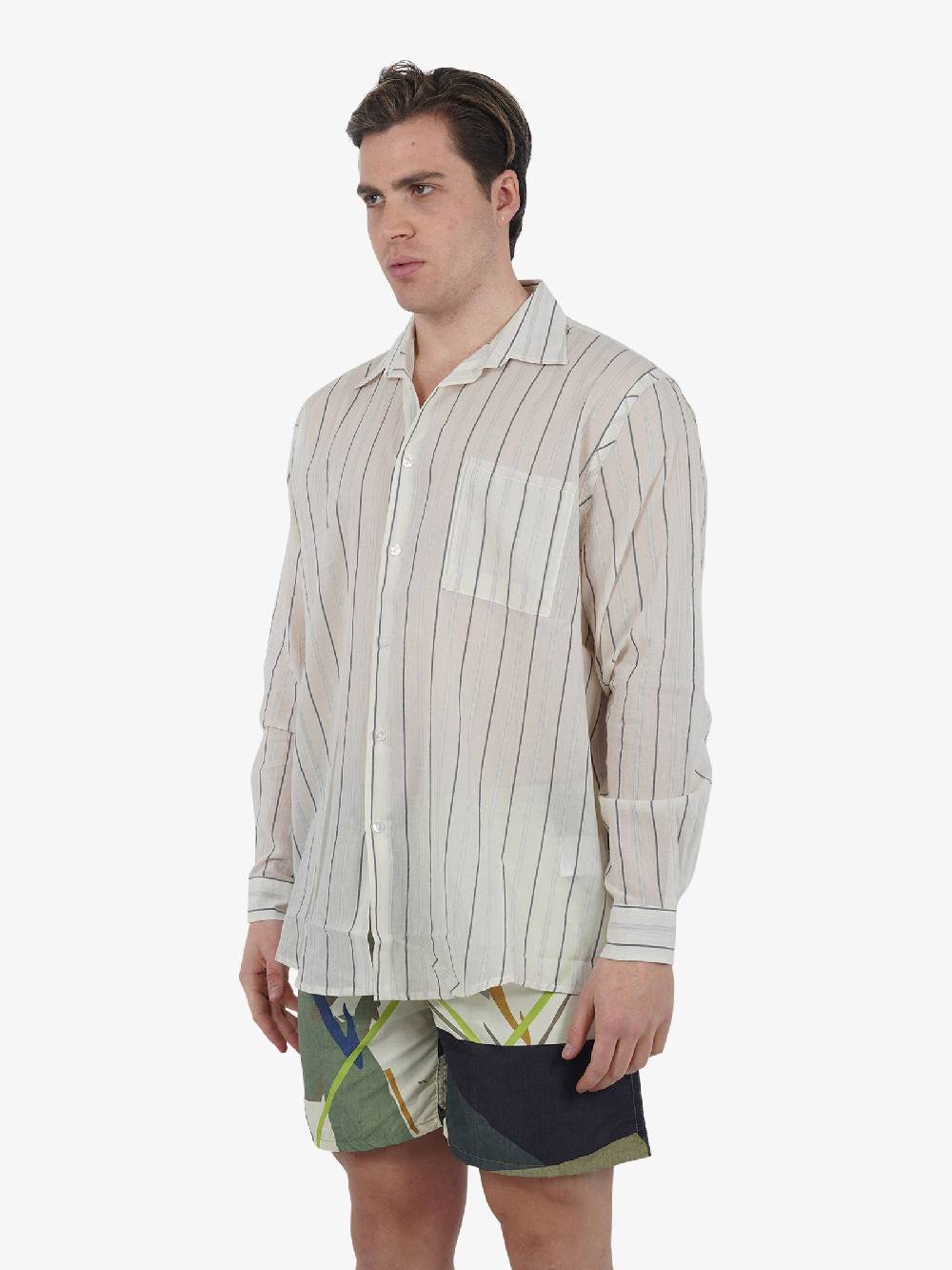 DANILO PAURA Camicia ERZIN 11DP60050000101 Uomo Cotone Beige