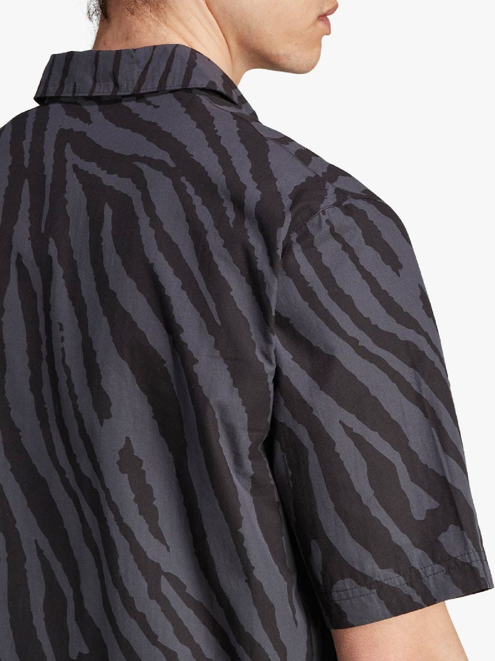 ADIDAS Camicia Graphics Animal II8182 Uomo Cotone Nero