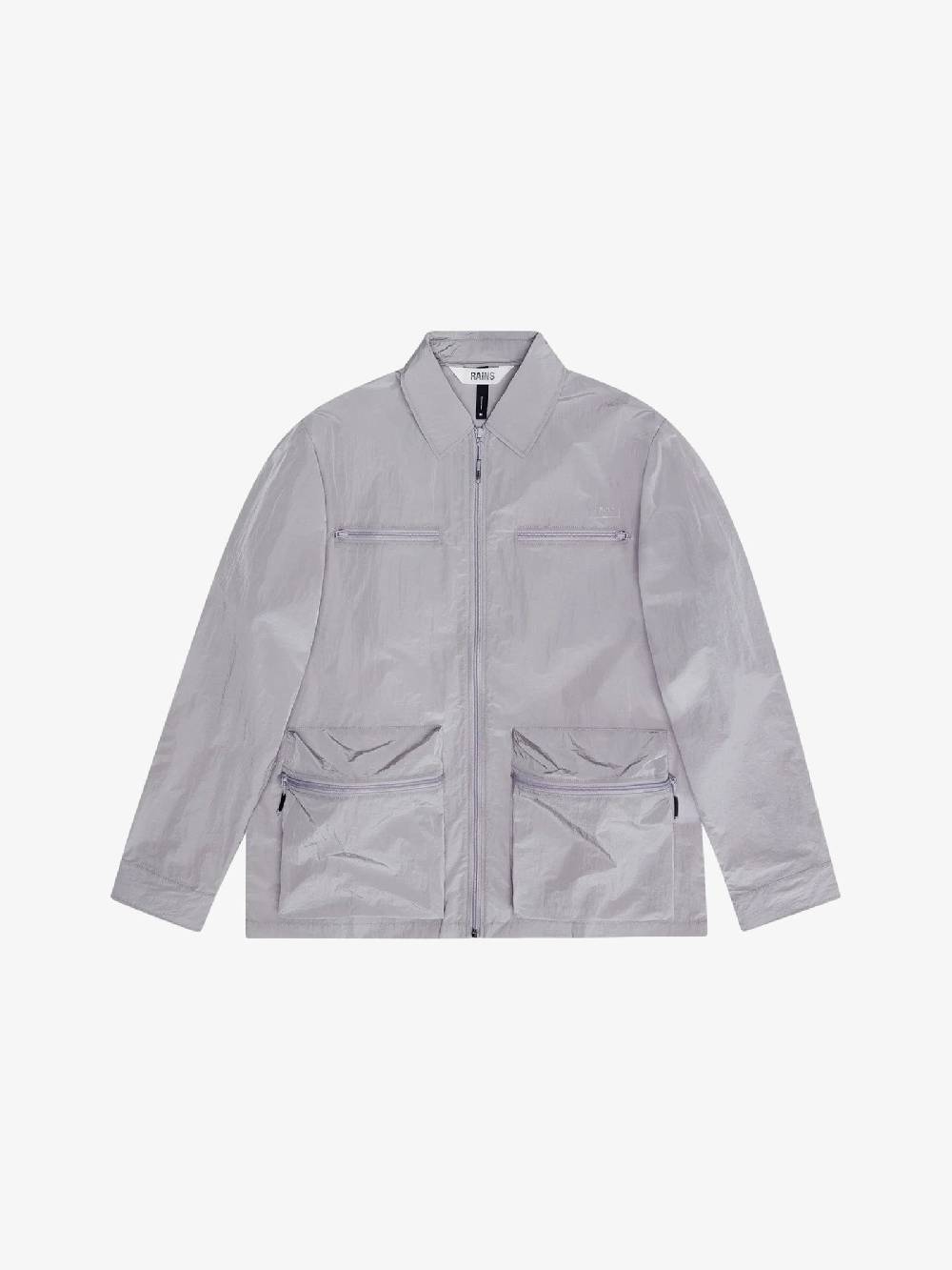 RAINS Camicia Kano Overshirt 19220 Uomo Nylon Grigio