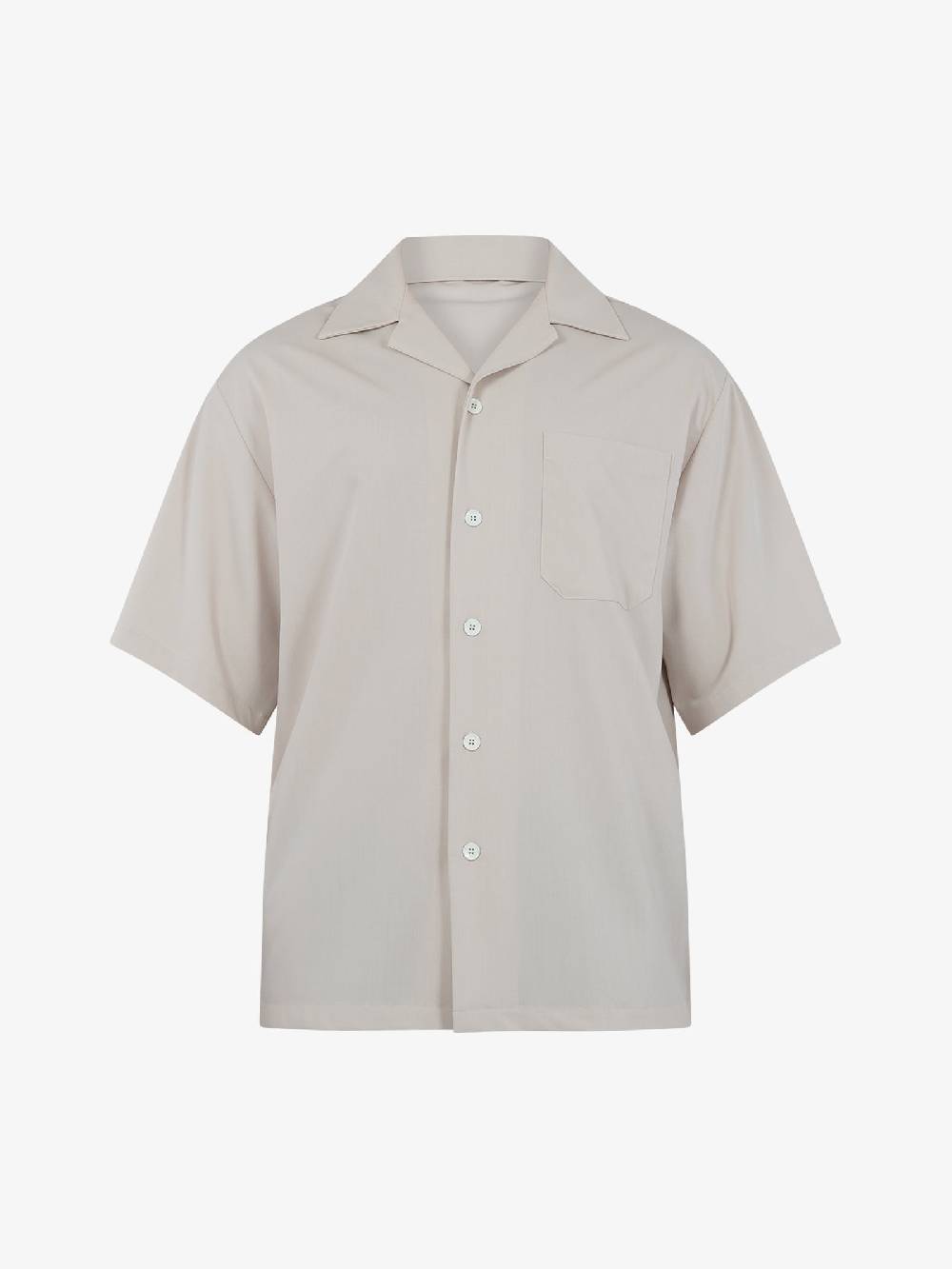 C93 Camicia Mezza Manica Tinta Unita C93-8116C492 Uomo Beige