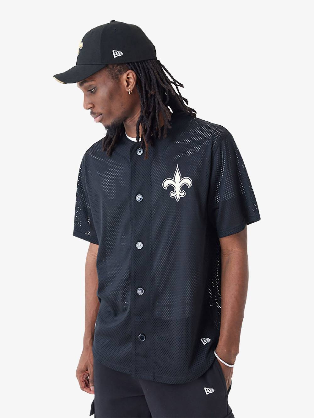 NEW ERA Camicia New Orleans Saints NFL 60435385 Uomo Nero