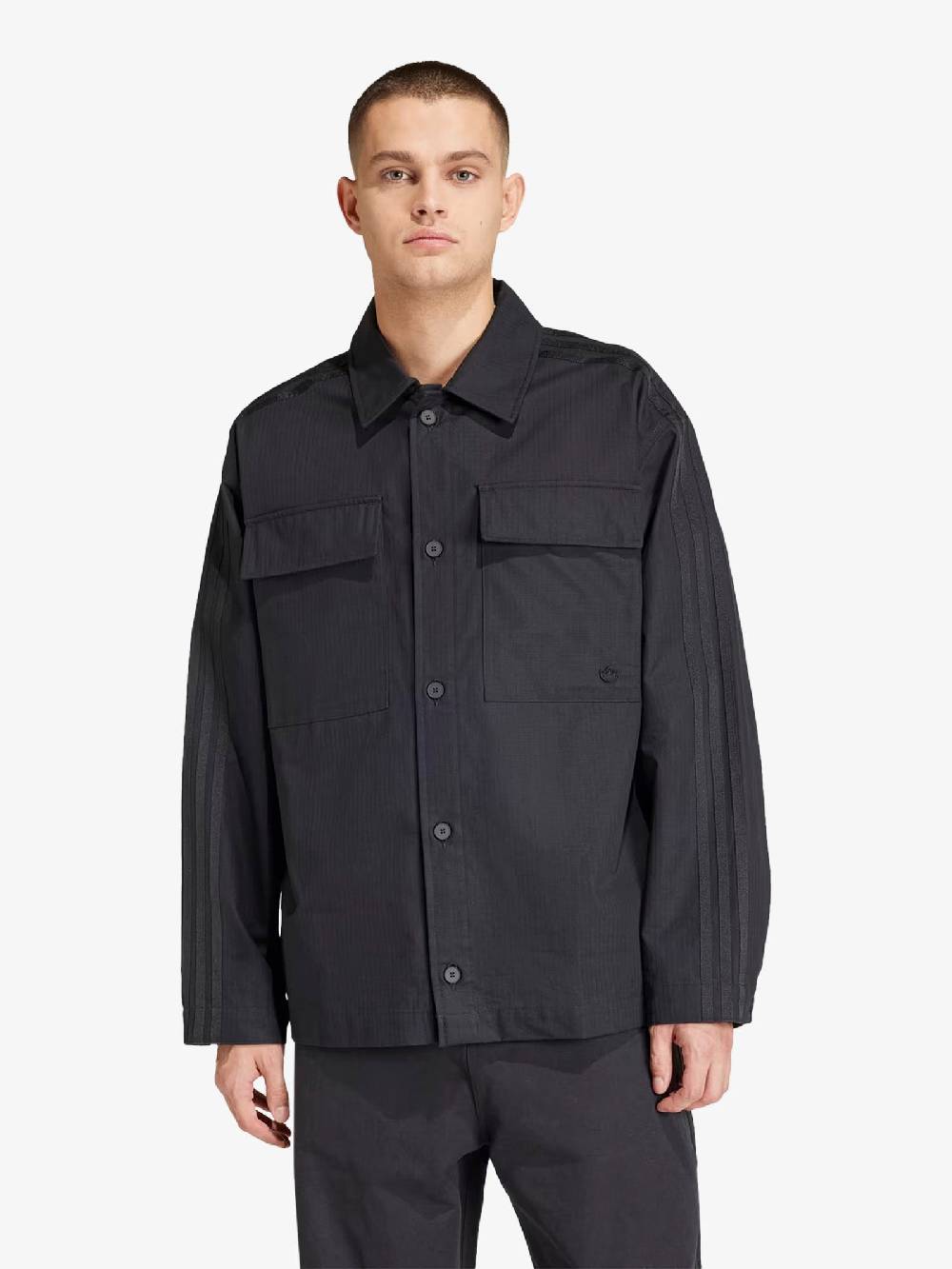 ADIDAS Camicia Premium Essentials+ Uomo In Cotone Nero