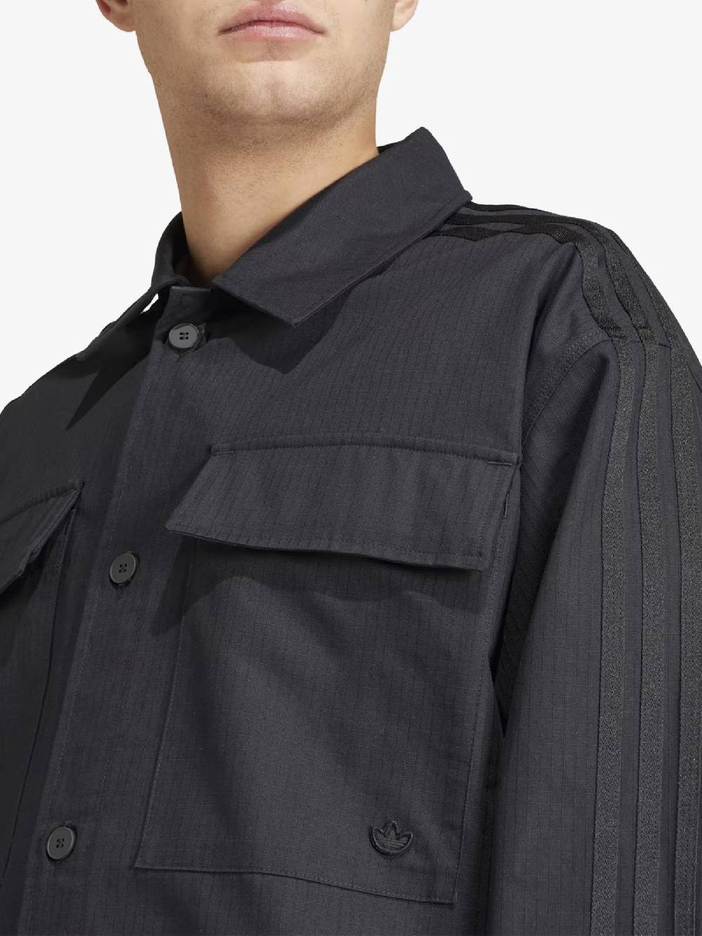 ADIDAS Camicia Premium Essentials+ Uomo In Cotone Nero