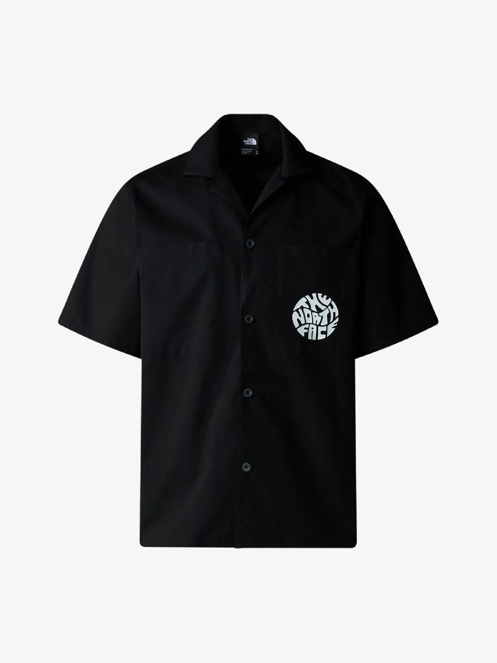 THE NORTH FACE Camicia S/S Boxy NF0A879A Uomo Cotone Nero