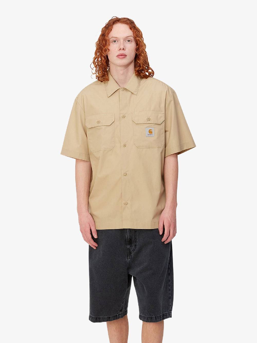 CARHARTT WIP Camicia S/S Craft Shirt I033023_ Uomo Beige