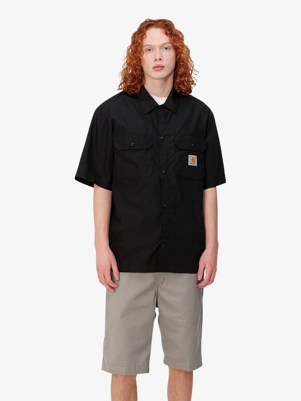 CARHARTT WIP Camicia S/S Craft Shirt I033023_ Uomo Nero