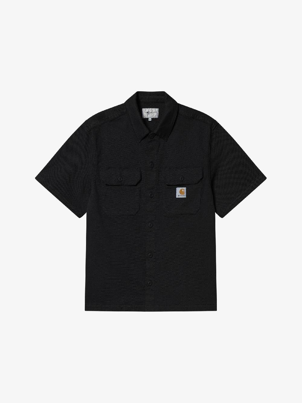 CARHARTT WIP Camicia S/S Craft Shirt I033023_ uomo nero