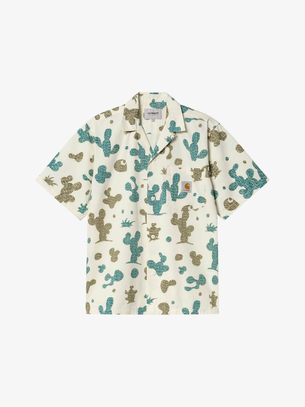 CARHARTT WIP Camicia S/S Opus Shirt I033069_ Uomo Cotone Multicolor