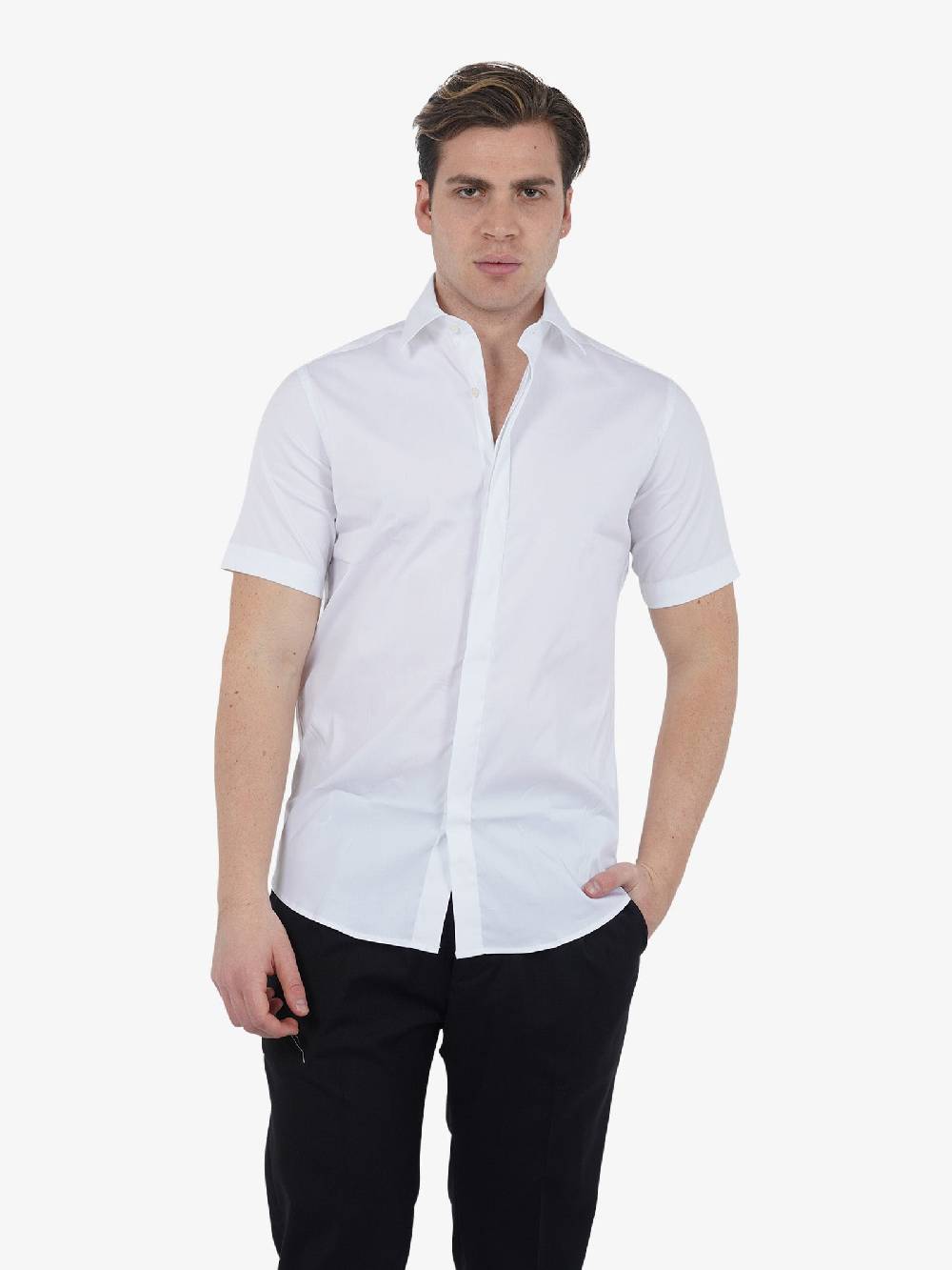 LOW BRAND Camicia S128 L1CSS246541 uomo cotone bianco