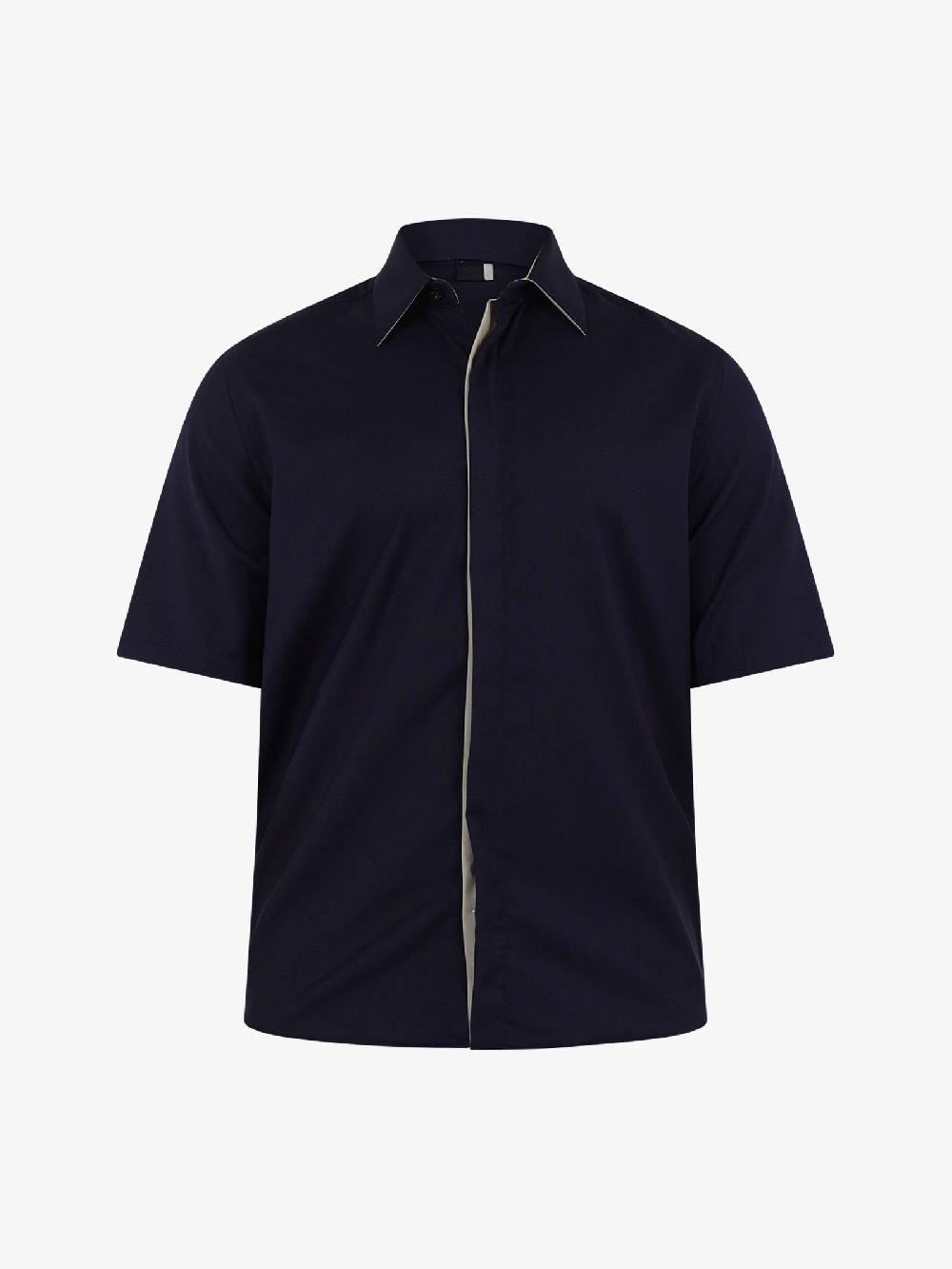 LOW BRAND Camicia S145 TROPICAL L1CSS246551 Uomo Lana Blu