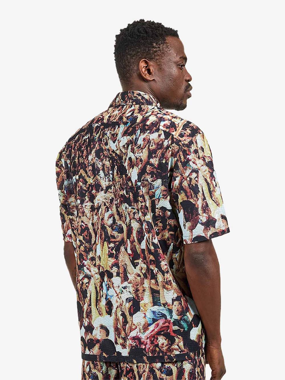 ARTE ANTWERP Camicia Scottie Mesh Shirt SS24-120S Uomo Multicolor