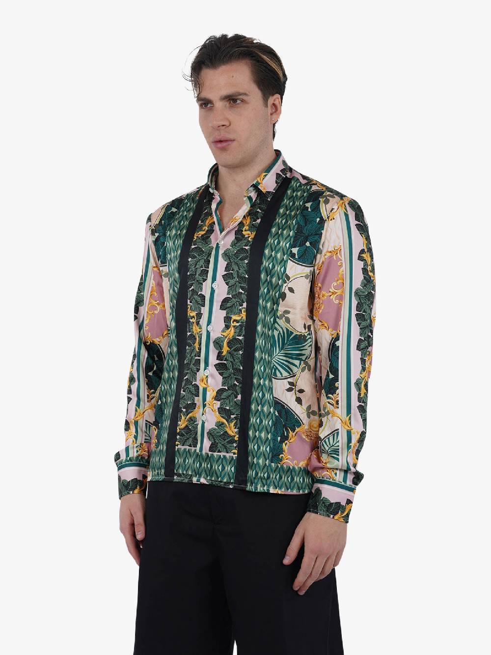 BASTONCINO Camicia Simo M/l Collo Dx B2739 Uomo Multicolor