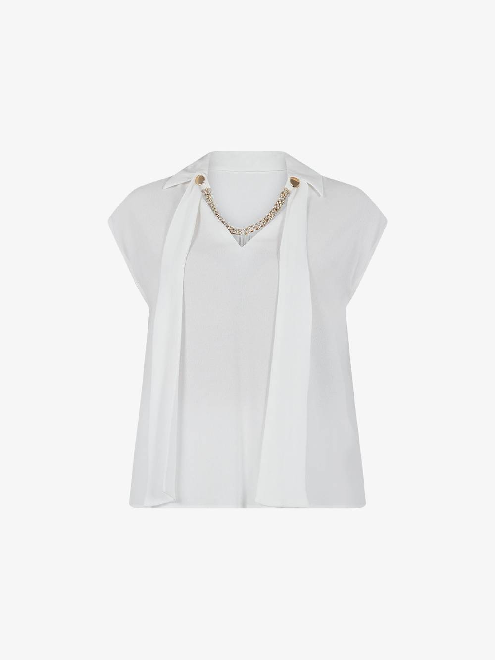 TRASH AND LUXURY Camicia TL-02SS240430 Donna Viscosa Panna