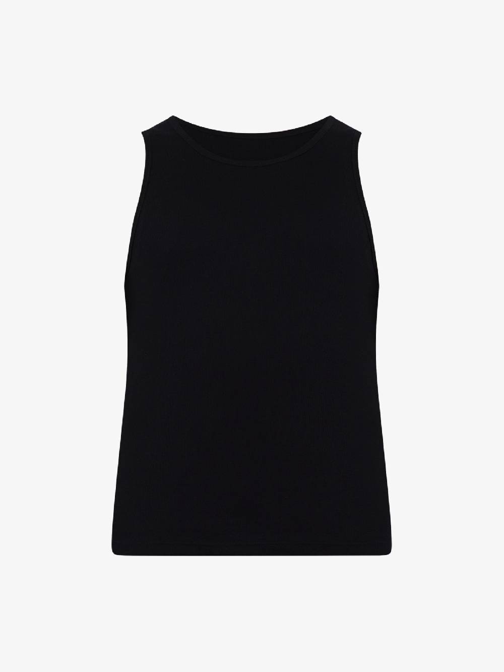 I'M BRIAN Canotta In Costina CN2903 Uomo Cotone Nero