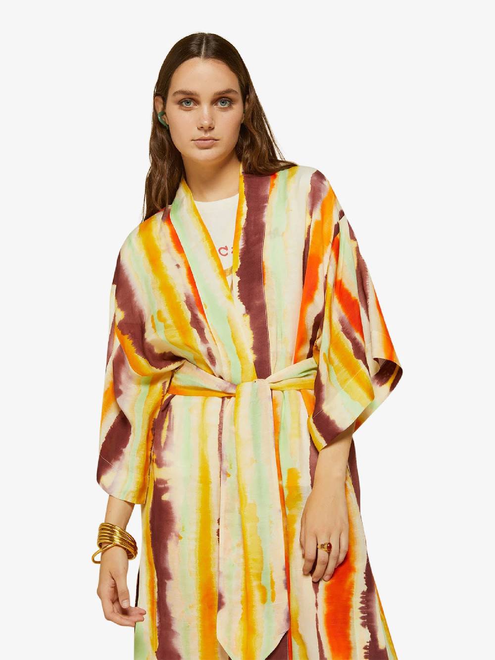 OTTOD'AME Capospalla CIB_DG6009 Donna Viscosa Multicolor