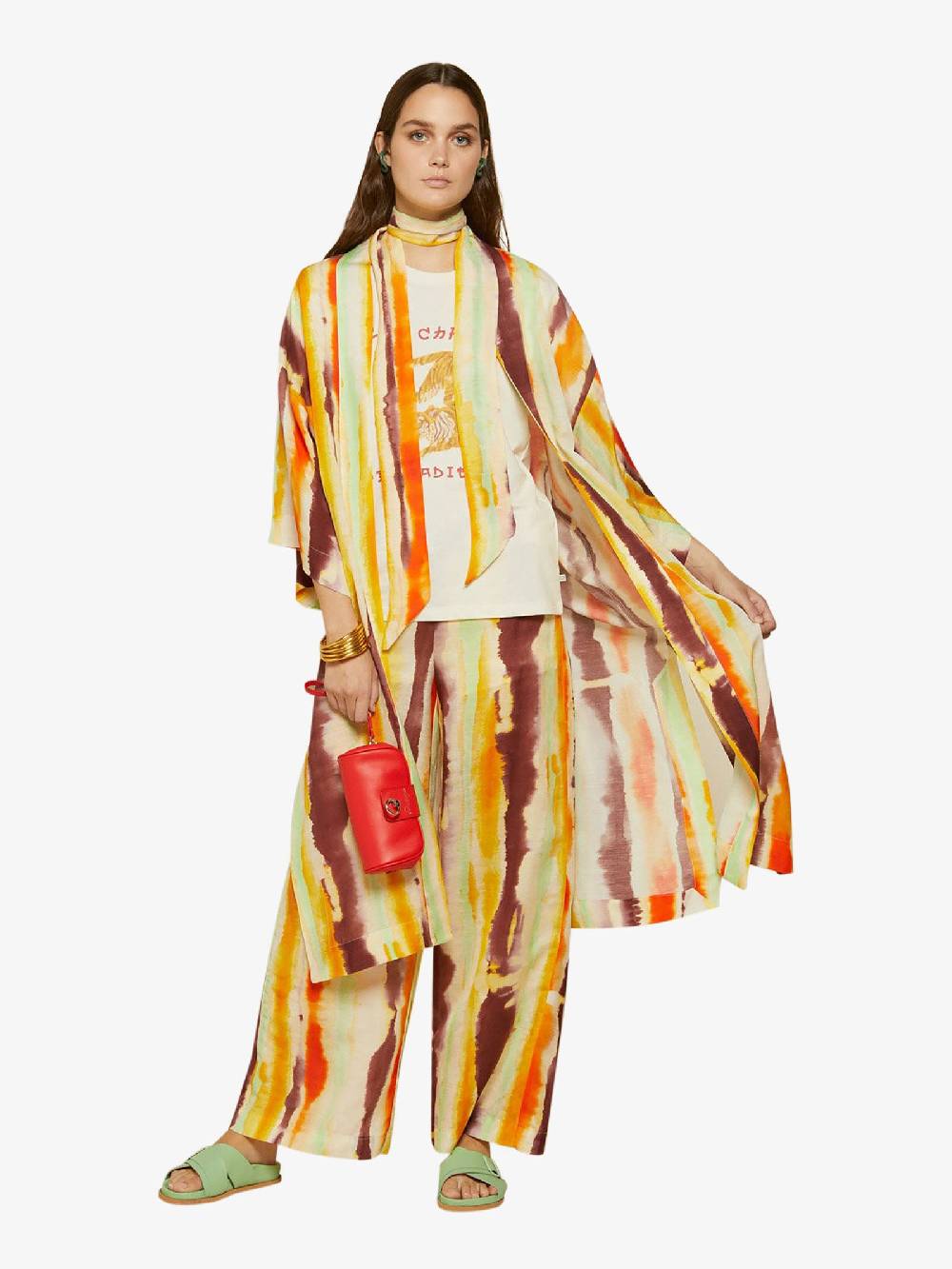 OTTOD'AME Capospalla CIB_DG6009 Donna Viscosa Multicolor