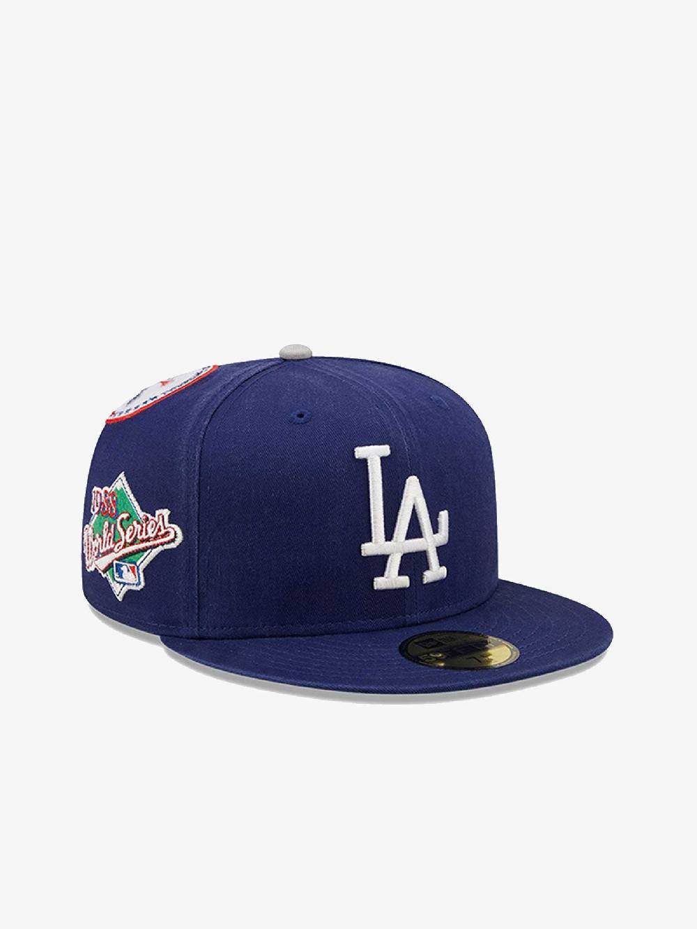 NEW ERA Cappello 59FIFTY Fitted LA Dodgers Cooperstown 60240320 Uomo Cotone Blu