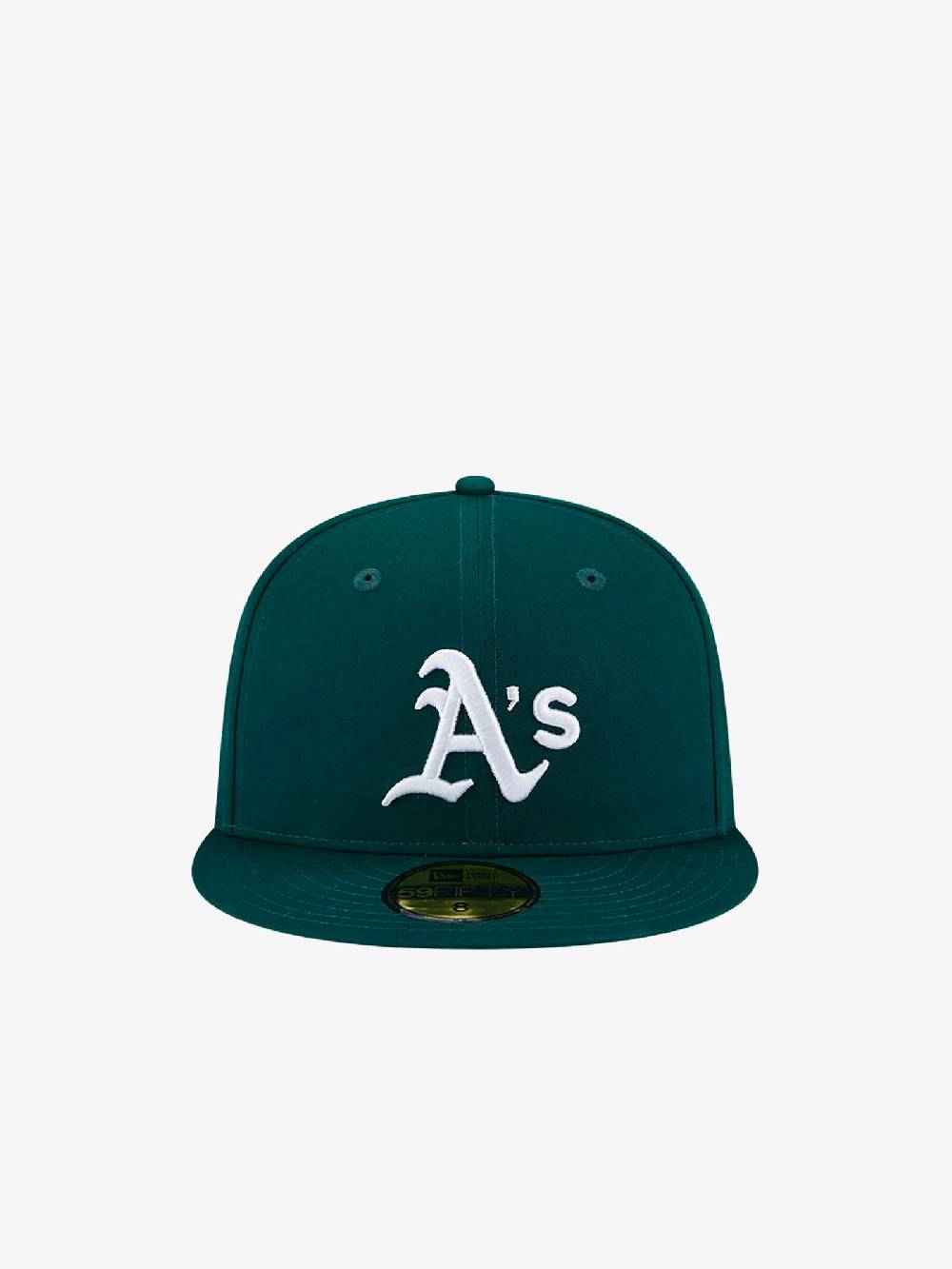 NEW ERA Cappello 59FIFTY Fitted Oakland Athletics Team Side Patch Verde