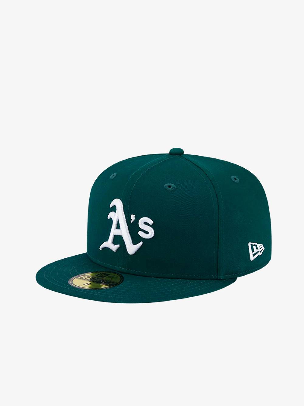 NEW ERA Cappello 59FIFTY Fitted Oakland Athletics Team Side Patch verde