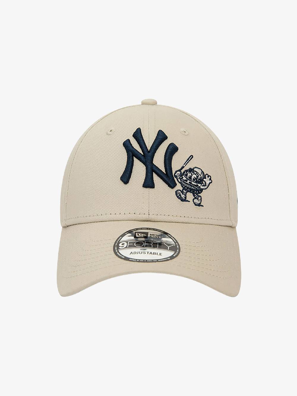 NEW ERA Cappello 9FORTY New York Yankees Food Character 60435122 Cotone Beige