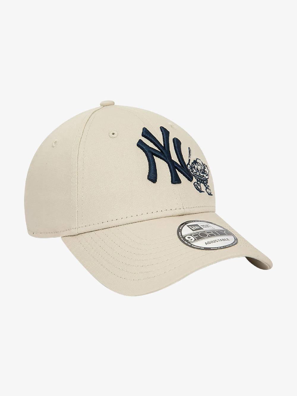 NEW ERA Cappello 9FORTY New York Yankees Food Character 60435122 Cotone Beige