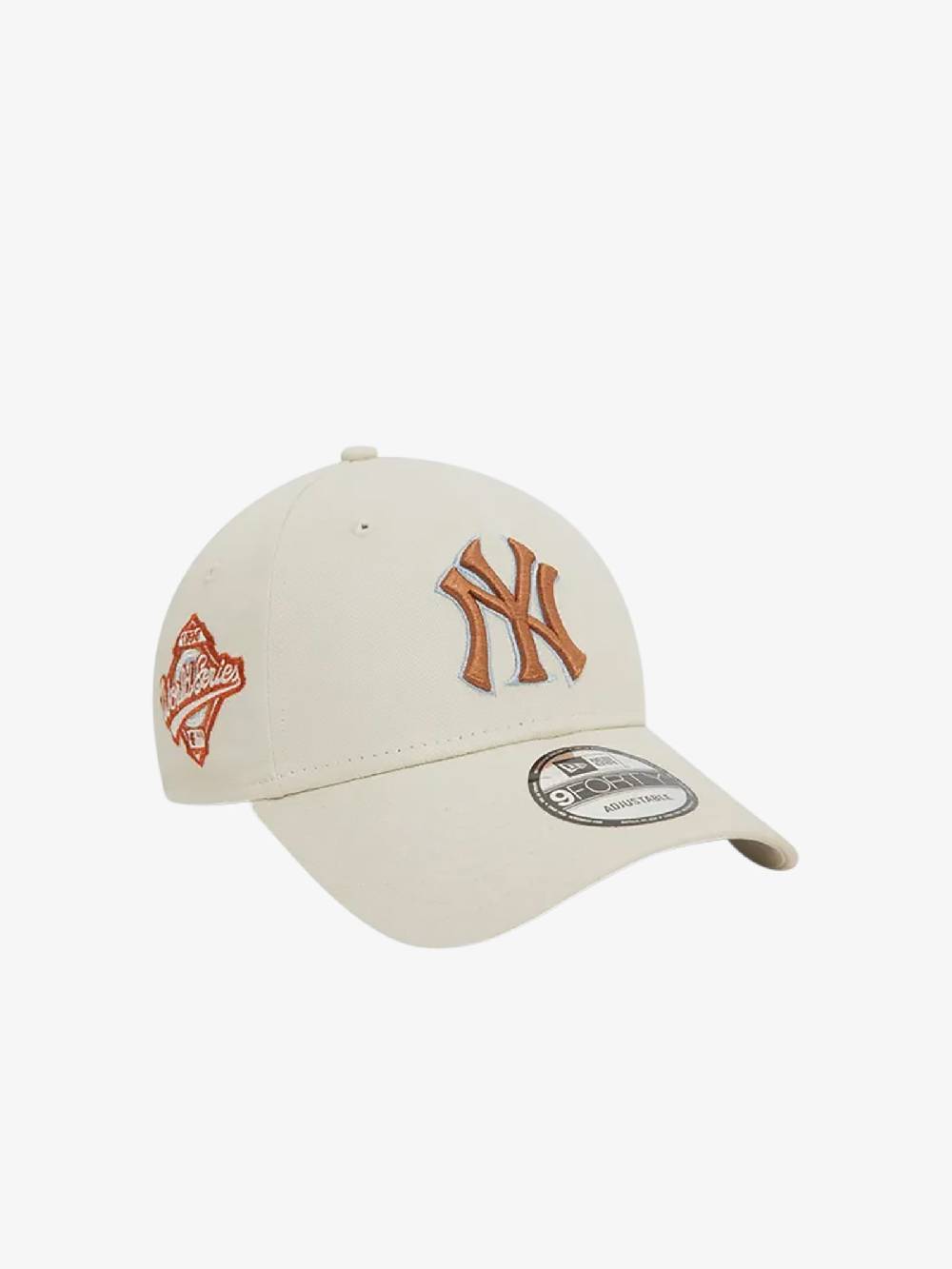 NEW ERA Cappello 9FORTY New York Yankees MLB Patch 60503506 Cotone Bianco