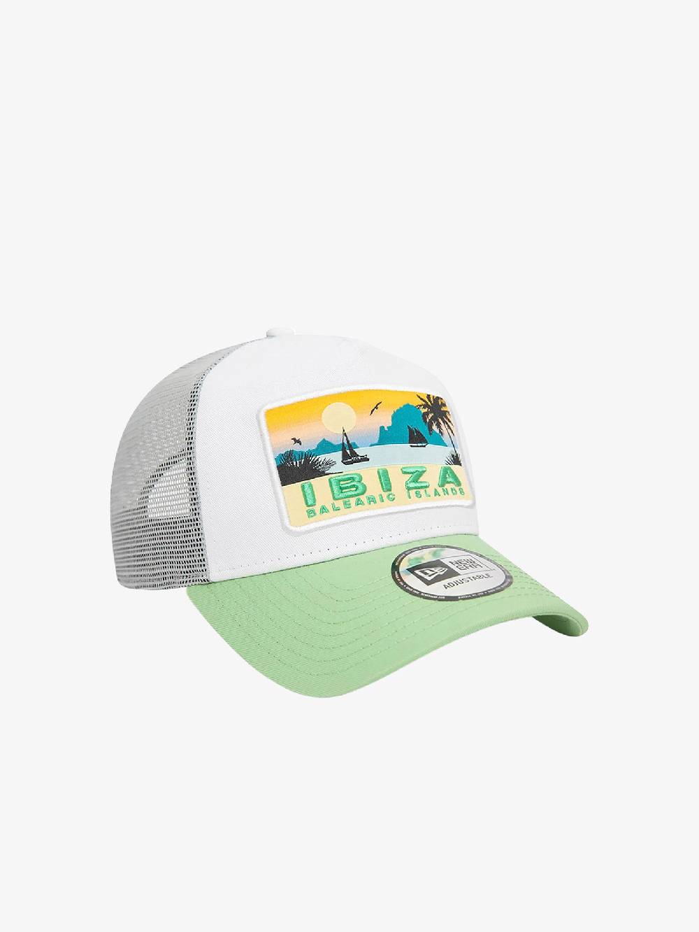 NEW ERA Cappello A-Frame Trucker New Era Summer Ibiza 60503542 Cotone Verde