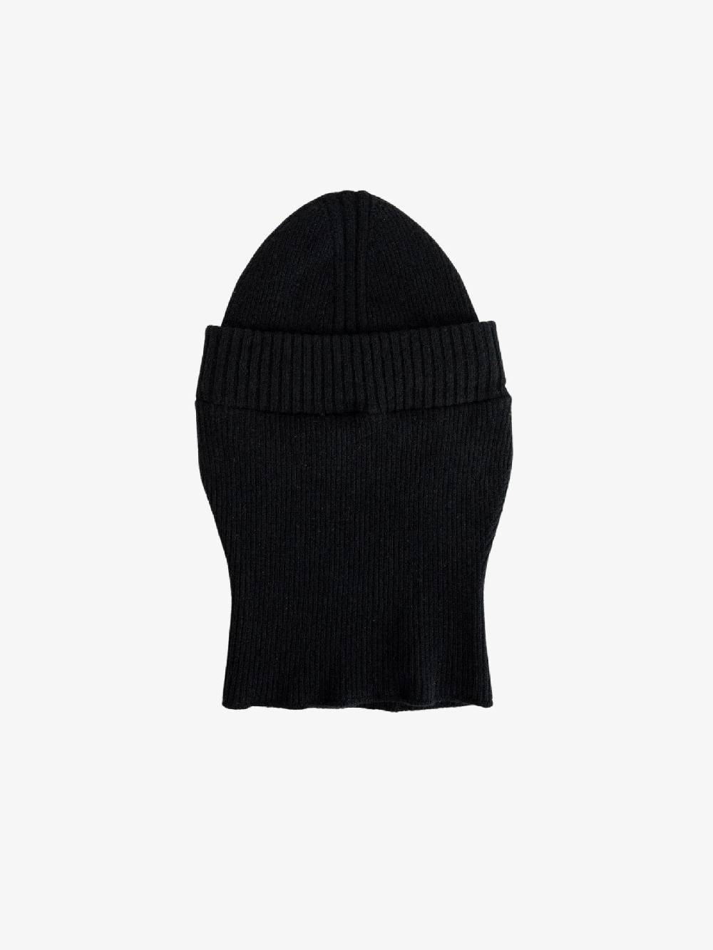 Y-3 Cappello Balaclava IK6881 Passamontagna Uomo In Lana Nero
