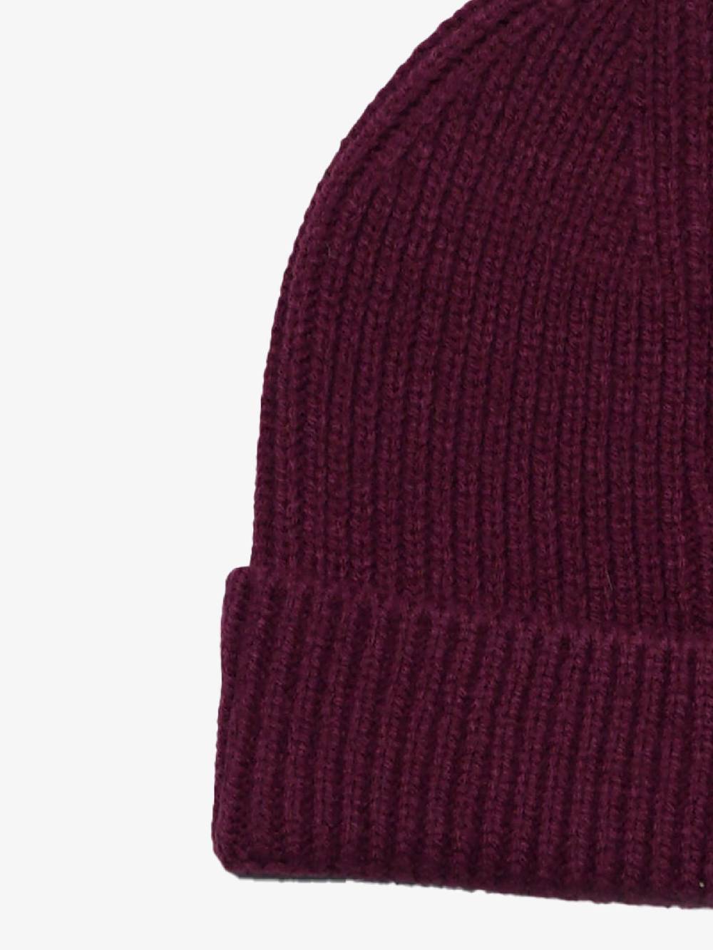 THE NORTH FACE Cappello Beanie TNF Logo Box In Tessuto Tecnico Bordeaux