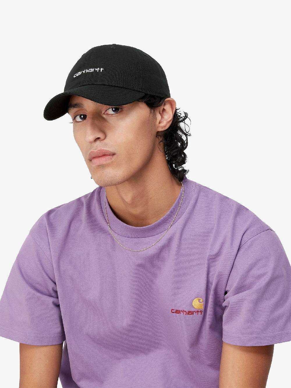 CARHARTT WIP Cappello Canvas Script Nero