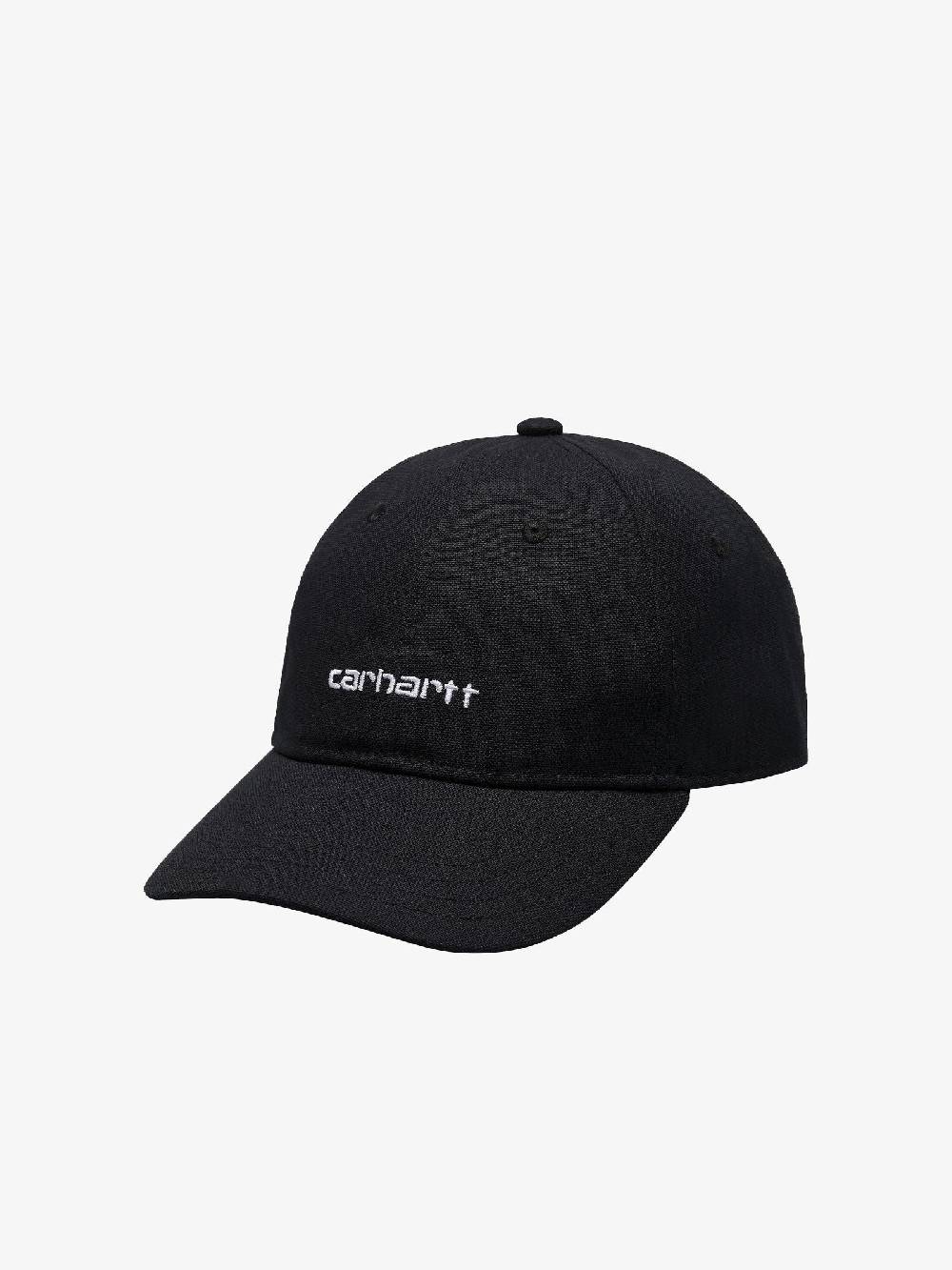 CARHARTT WIP Cappello Canvas Script Nero